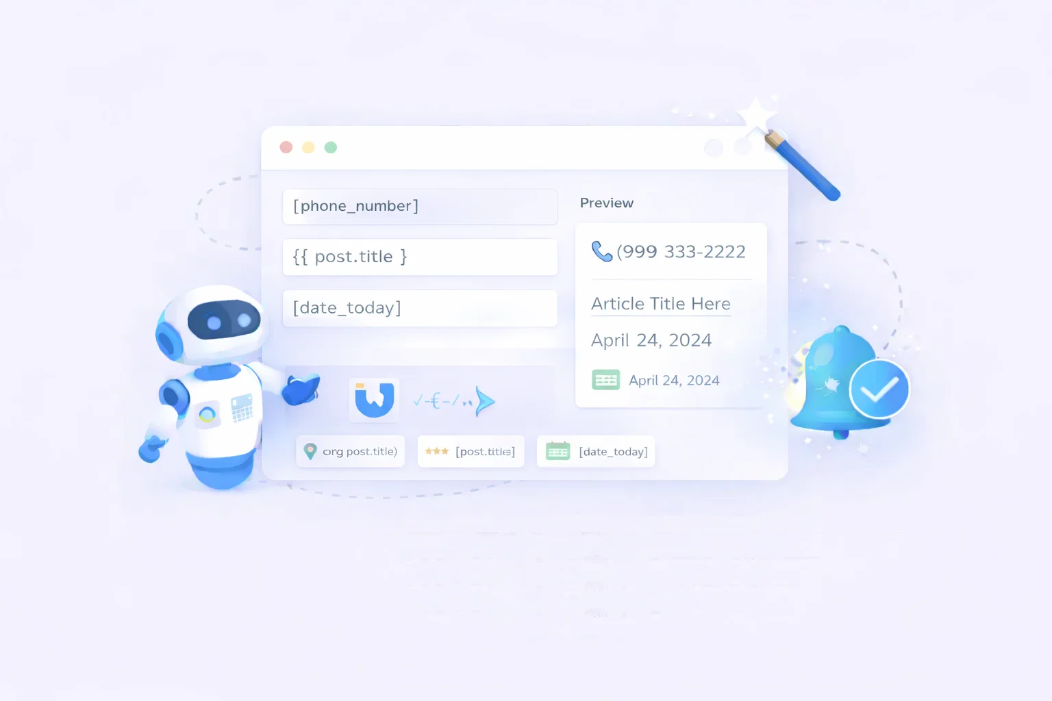 Shortcodes & Runtime Variables