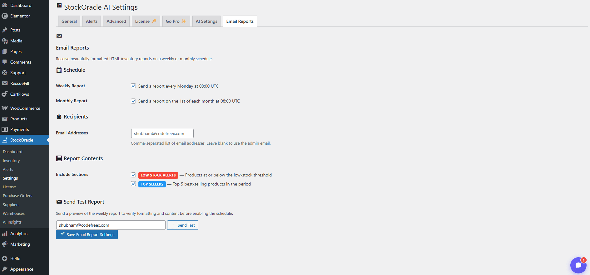 Automated Scheduled Email Reports