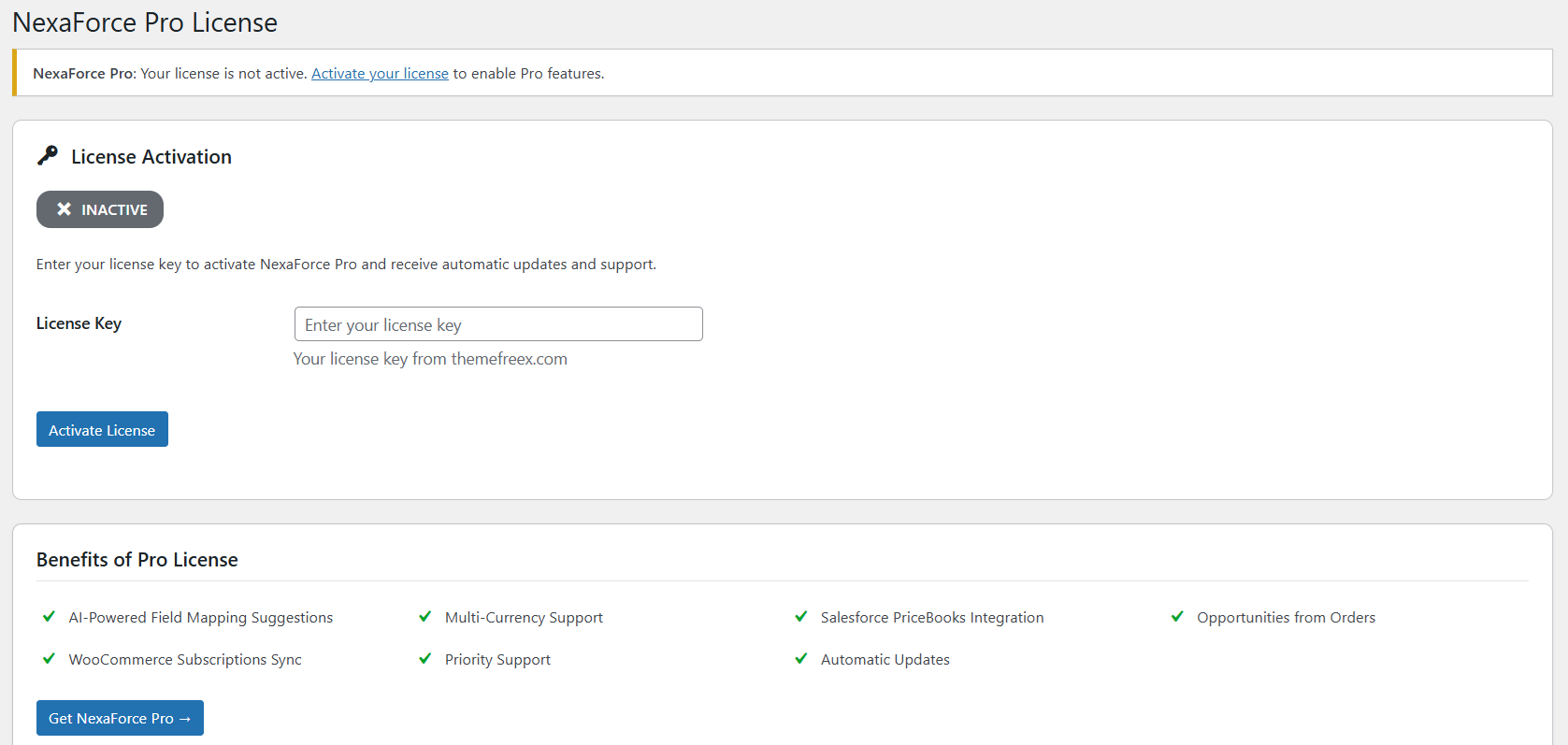 NexaForce Pro License