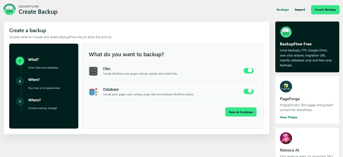 Smart Tri-Mode Backups: Flexible Options Built for Real WordPress Use Cases