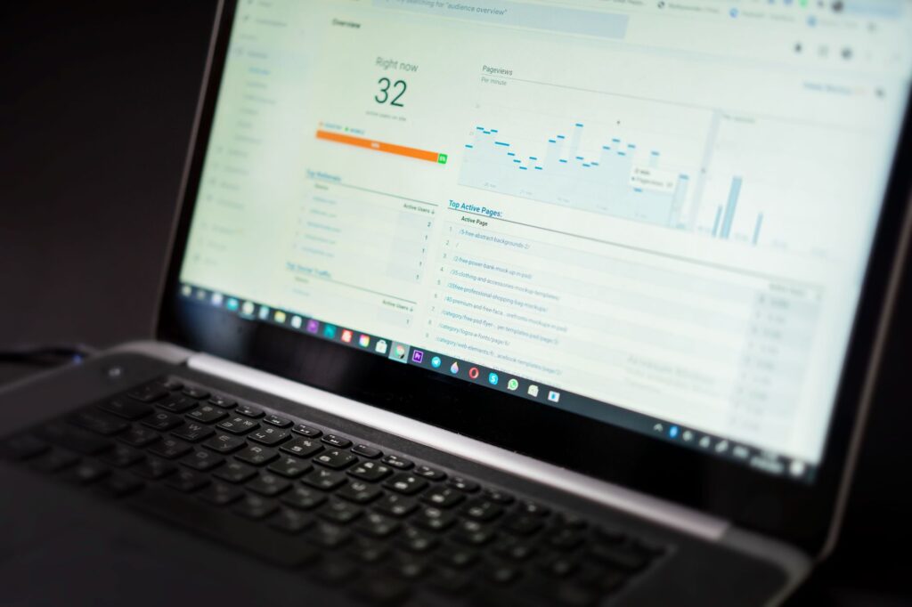 Bulk pages not ranking – SEO analytics dashboard showing keyword positions